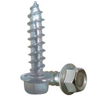 Hex flange head wood screws